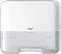 Handdoekdispenser Tork Mini H3 Elevation voor C- en Z-vouw handdoek wit 553100-2