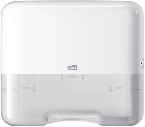 Handdoekdispenser Tork Mini H3 Elevation voor C- en Z-vouw handdoek wit 553100-2
