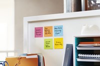 Memoblok Post-it 654 Super Sticky 76x76mm 21+3 gratis assorti-2