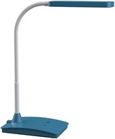 Bureaulamp MAUL Pearly LED voet dimbaar colour vario atlantic blue