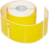 Etiket Dymo 2133400 labelwriter 54x101mm badgelabel zwart/geel 220stuks-1