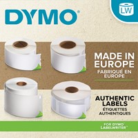 Etiket Dymo 2133400 labelwriter 54x101mm badgelabel zwart/geel 220stuks-3