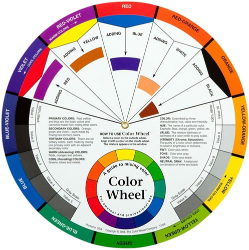 Kleurenwiel The Color Wheel Company 13cm