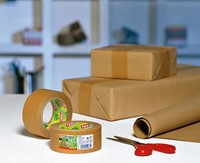 Verpakkingstape Tesa 05054 eco papier 38mmx25m bruin-2