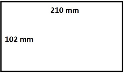 Labeletiket IEZZY Zebra 3005093 102x210mm 76mm wit permanent 640 stuks-2