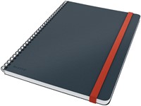 Notitieboek Leitz Cosy B5 160blz 100gr spiraal lijn grijs-2