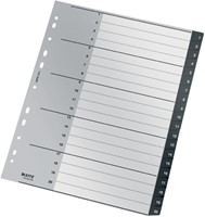 Tabblad Leitz Recycle A4 11-gaats 1-20 extra breed PP-2