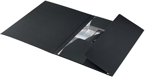 Dossiermap Leitz Recycle A4 3-kleps karton zwart-2
