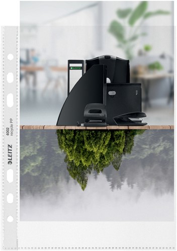 Showtas Leitz Recycle A5 6-gaats PP transparant mat-2