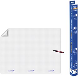 Magic-Chart Legamaster flipchart XL 90x120cm wit met ruit