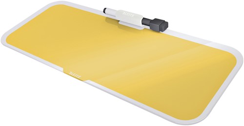 Glas Desktop Pad Leitz Cosy geel