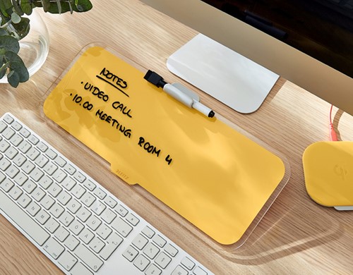 Glas Desktop Pad Leitz Cosy geel-3