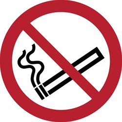 Pictogram Tarifold rookverbod ø200mm