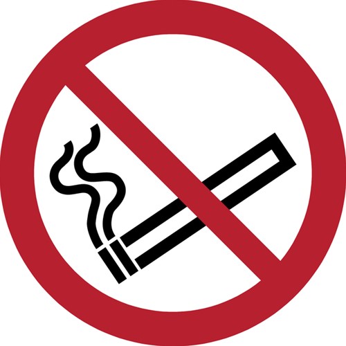 Pictogram Tarifold rookverbod ø200mm