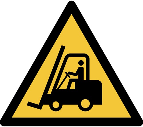Pictogram Tarifold waarschuwing transportvoertuigen 200x176mm