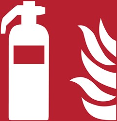 Pictogram Tarifold brandblusser 200x200mm