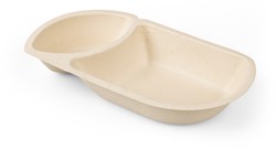 Snackbakje IEZZY A23 suikerriet PFAS-vrij 176x92x32mm 50 stuks