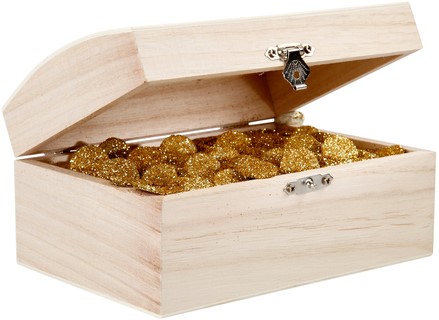 Schatkist hout Creotime 16,5x11x8,55cm-2