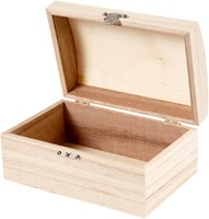 Schatkist hout Creotime 16,5x11x8,55cm-3