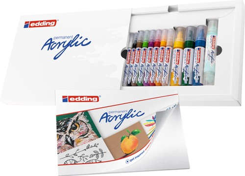 Acrylmarker edding starterskit groot creatief-3