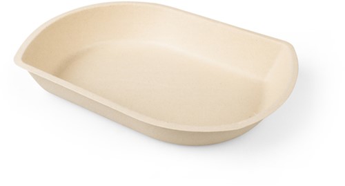 Snackbakje IEZZY A50 suikerriet PFAS-vrij 210x144x36mm 50 stuks