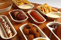 Snackbakje IEZZY A7L suikerriet PFAS-vrij 132x97x15mm 50 stuks-2