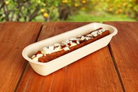 Snackbakje IEZZY A16 suikerriet PFAS-vrij 210x71x33mm 50 stuks-2