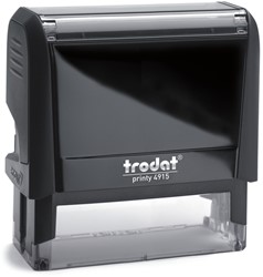 Tekststempel Trodat Printy 4915 personaliseerbaar zwart