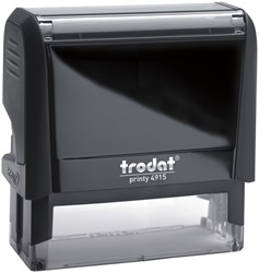 Tekststempel Trodat Printy 4915 personaliseerbaar zw 6regels 70x25mm