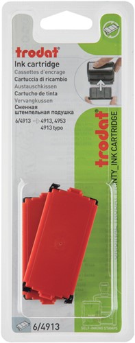 Stempelkussen Trodat Printy 6/4913 2 stuks rood