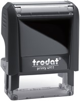 Tekststempel Trodat Printy 4911 personaliseerbaar zw 3regels 48x14mm
