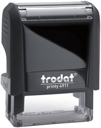 Tekststempel Trodat Printy 4911 personaliseerbaar zw 3regels 48x14mm