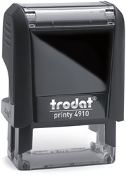 Tekststempel Trodat Printy 4910 personaliseerbaar zwart