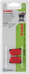 Stempelkussen Trodat Printy 6/4910 2 stuks rood