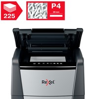 Papiervernietiger Rexel Optimum Auto+ 225X P4 snippers 4x26mm-2