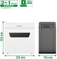 Papiervernietiger Leitz IQ Protect Premium 6X P4 snippers-3