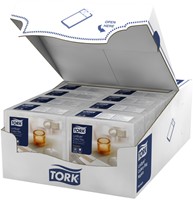Pochette Tork Linstyle Premium 1-laags 390x390mm wit 509600-3