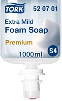 Handzeep Tork S4 foam extra mild geurvrij allergievriendelijk 1000ml 520701