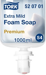 Handzeep Tork S4 foam extra mild geurvrij allergievriendelijk 1000ml 520701
