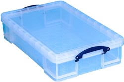 Opbergbox Really Useful 33 liter 710x440x165 mm transparant wit