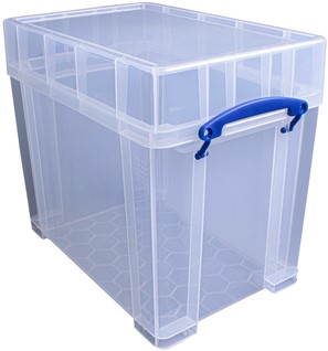 Opbergbox Really Useful 19 liter 395x255x330 mm transparant wit
