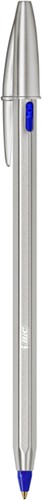 Balpen Bic Cristal Re-new medium blauw blister à 1 balpen + 2 vullingen-3