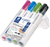Viltstift Staedtler Lumocolor 351 whiteboard set à 4 stuks assorti-2