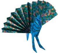 Vouwblaadjes Folia 80gr 15x15cm 50 vel 2-zijdig 10 wildlife designs-3