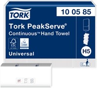 Handdoek Tork PeakServe Continu H5 universal gecomprimeerd wit 100585