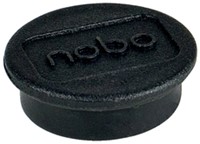 Magneet Nobo 13mm 100gr zwart 10 stuks