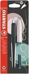 Vulpen STABILO Flow medium pastel rooskleurig blister à 1 stuk