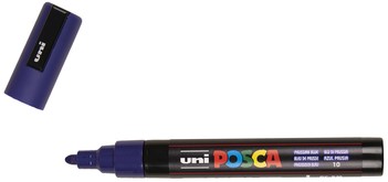Verfstift Posca PC5M Medium Pruisisch blauw-2