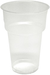 Beker IEZZY bier 250 ml PP transparant