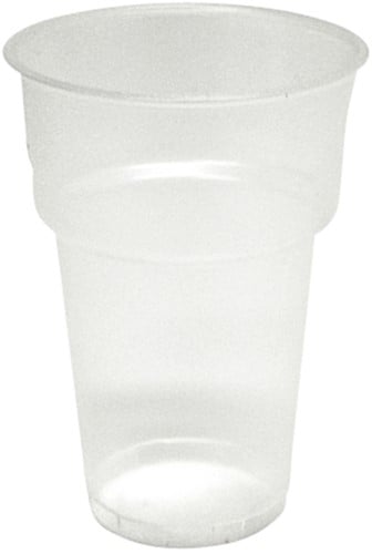 Beker IEZZY bier 250 ml PP transparant